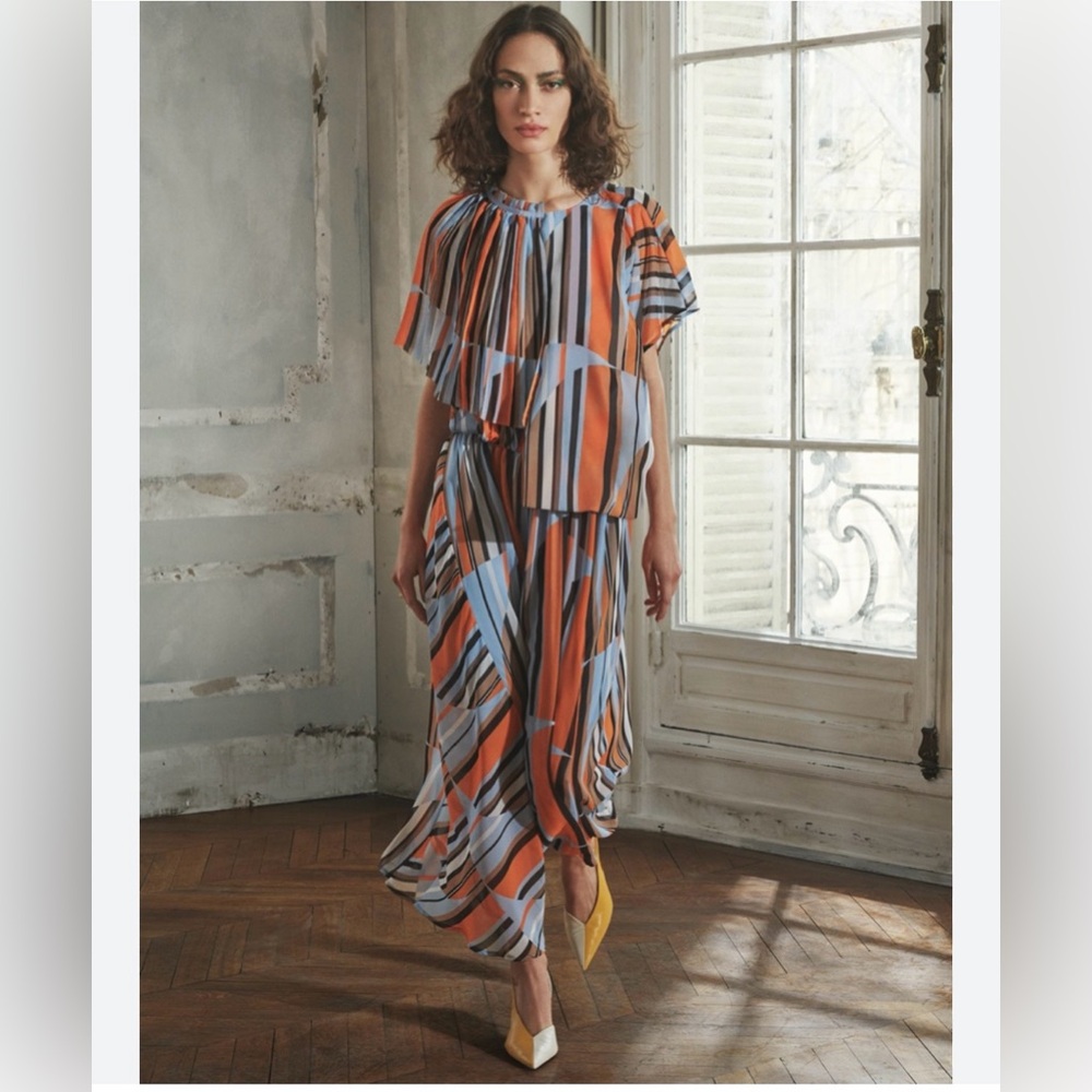Zara striped dress size Small excellent condition